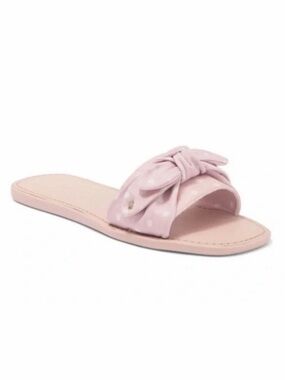 kate spade Light Pink Knot Bow Slide Sandals